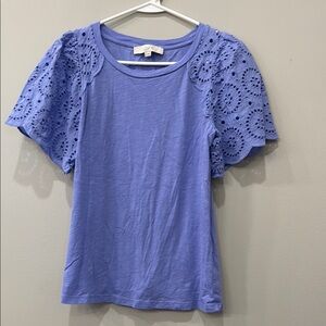 Loft periwinkle Short Sleeve Tee